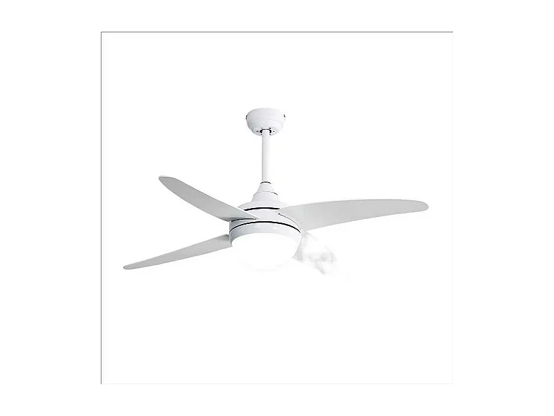 Ventilador Dc Klod Blanco E27 Control Remoto Y Temporizador