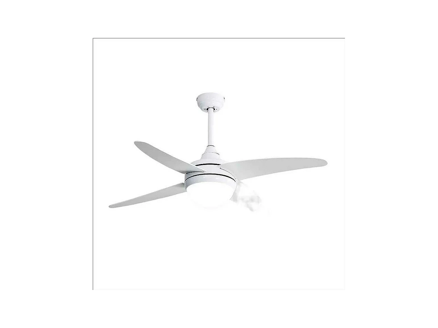 Ventilateur DC KLOD blanc E27 télécommande et minuterie Fabrilamp