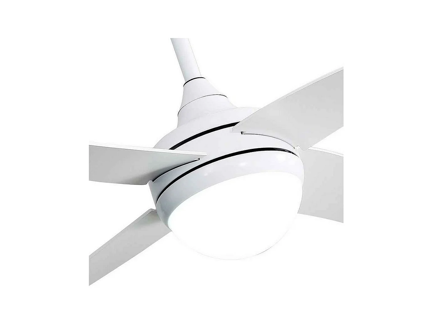 Ventilateur DC KLOD blanc E27 télécommande et minuterie Fabrilamp