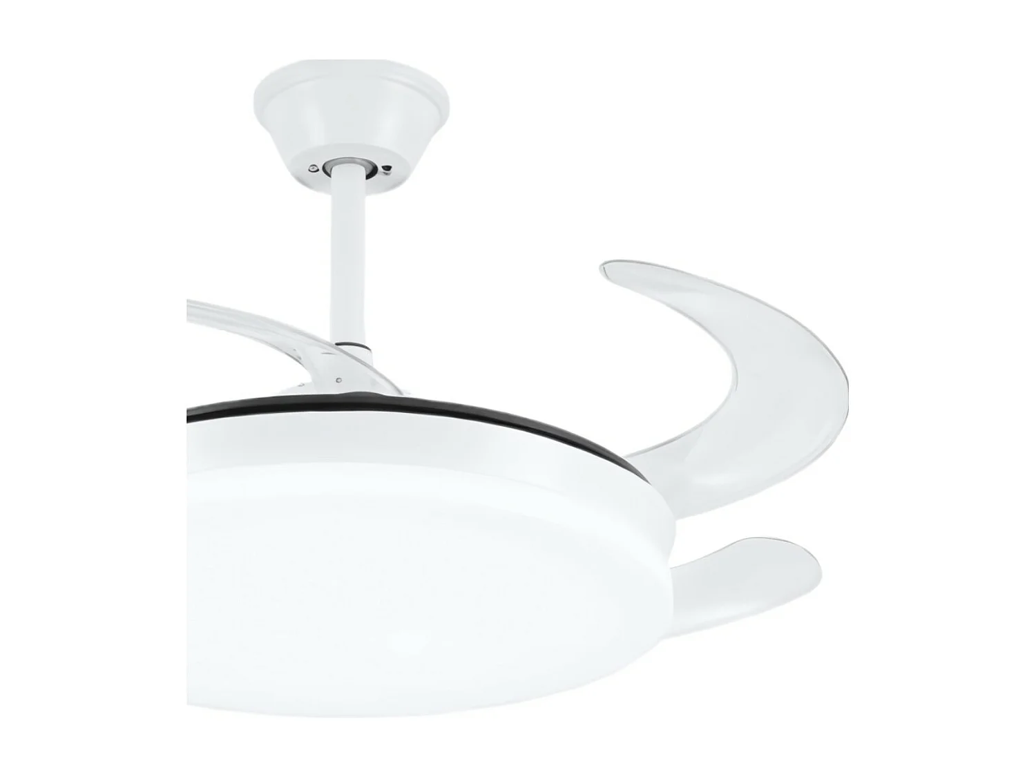 Ventilateur DC ISABELLA S connectivité blanche APP led mémoire couleur AkunaDecor