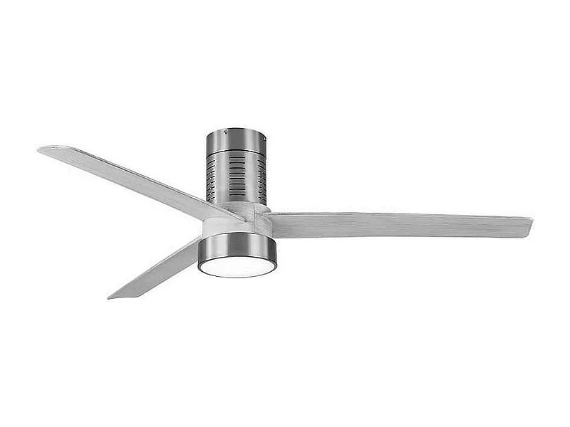 Nickel fan gris lame, DC TEO led moteur 24w FABRILAMP