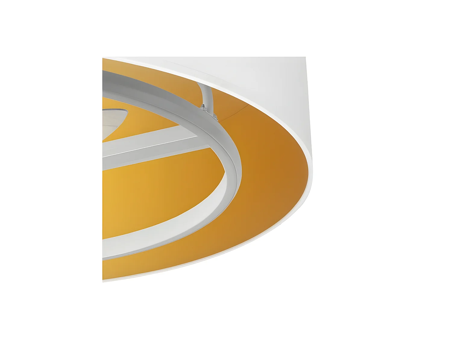 ANUSKA Ventilateur DC LED Blanc 6 Vitesses 3 Couleurs FABRILAMP