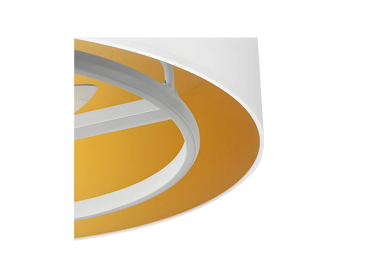 ANUSKA Ventilateur DC LED Blanc 6 Vitesses 3 Couleurs FABRILAMP