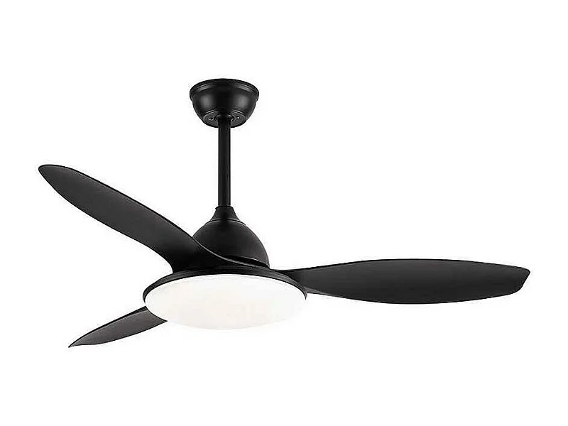 Fan DC YAEL nero led 72w CCT regolabile Fabrilamp