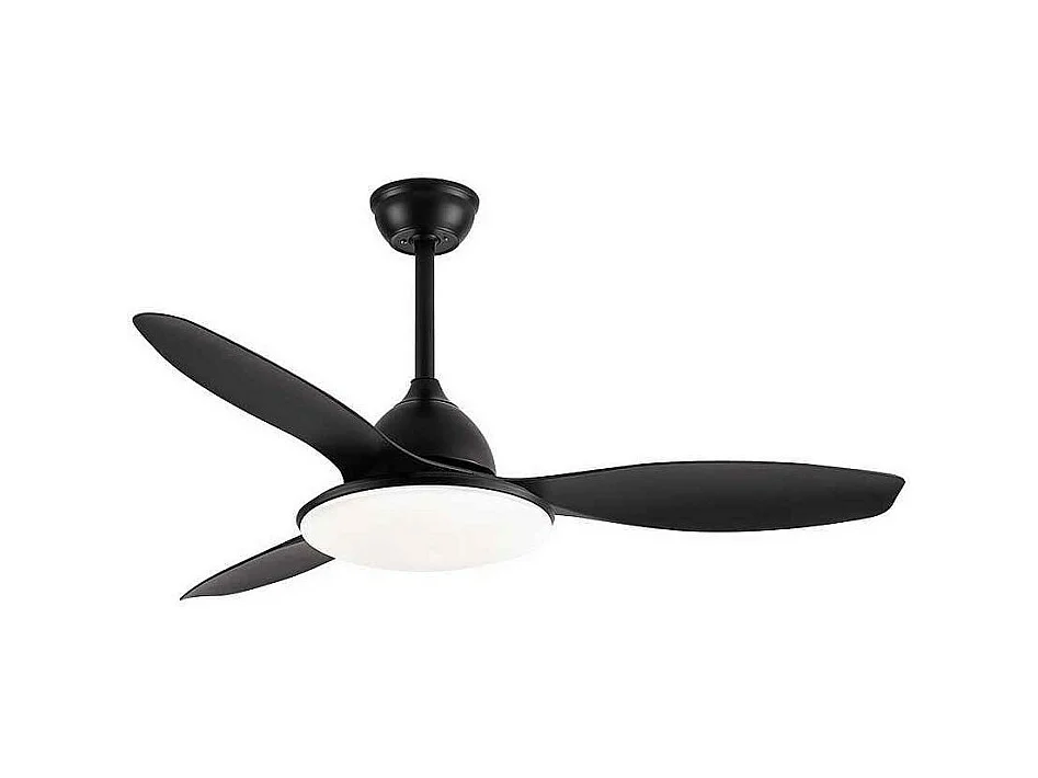 Ventilateur DC YAEL noir led 72w CCT réglable