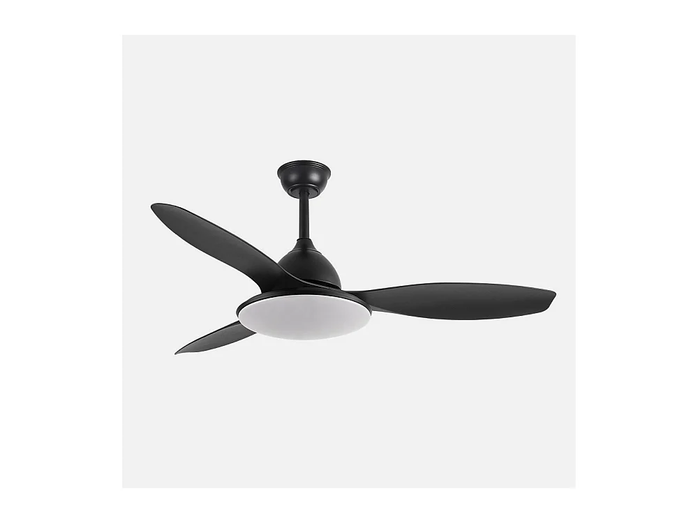 Ventilateur DC YAEL noir led 72w CCT réglable