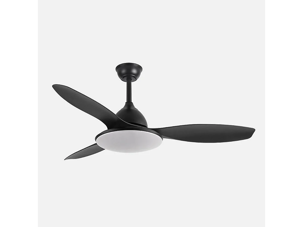 Ventilador Dc Yael Negro Led 72w Cct Regulable