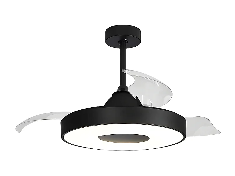 Ventilateur DC COIN FAIN noir CCT réglable led 50 cm télécommande