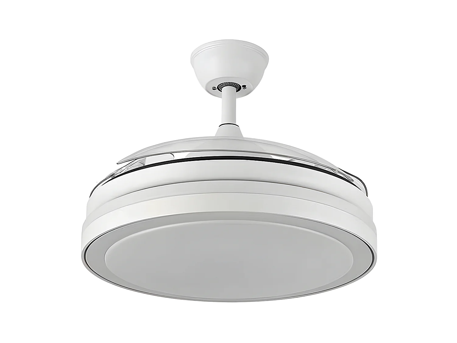 Ventilador Dc Esparta L Blanco Led 3 Temperaturas Y Control Remoto