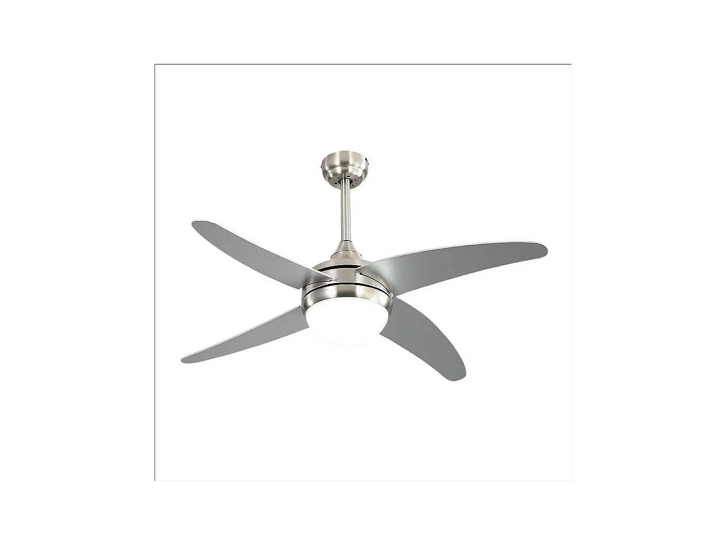 Ventilateur DC KLOD nickel E27 télécommande et minuterie Fabrilamp