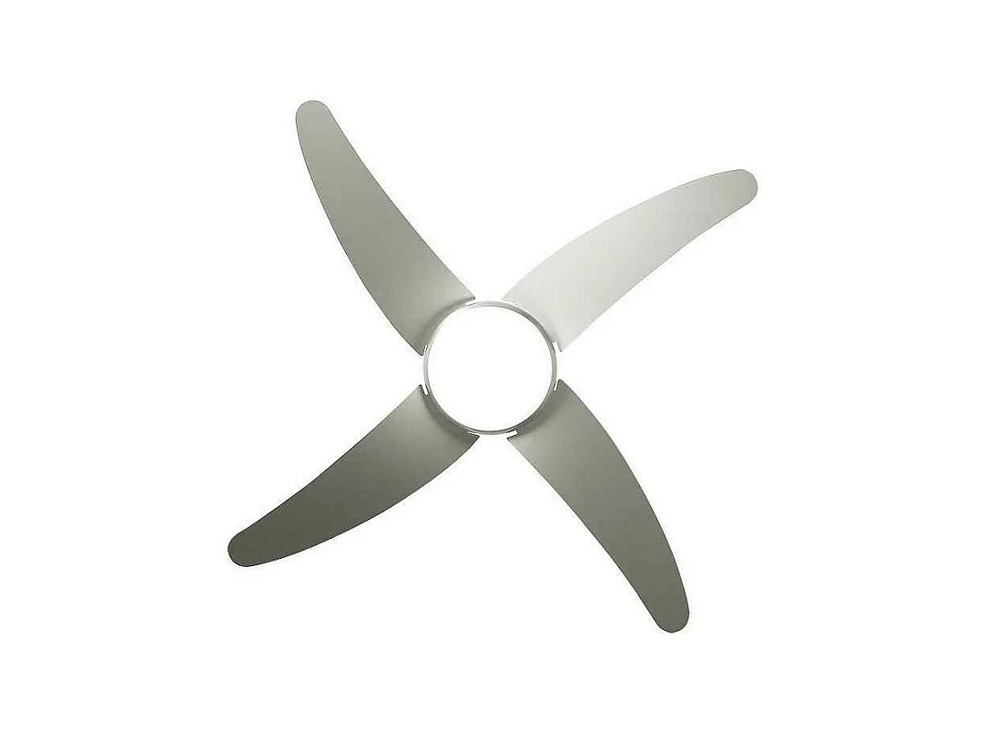 Ventilateur DC KLOD nickel E27 télécommande et minuterie Fabrilamp