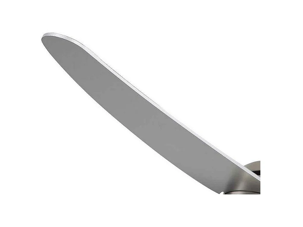 Ventilateur DC KLOD nickel E27 télécommande et minuterie Fabrilamp