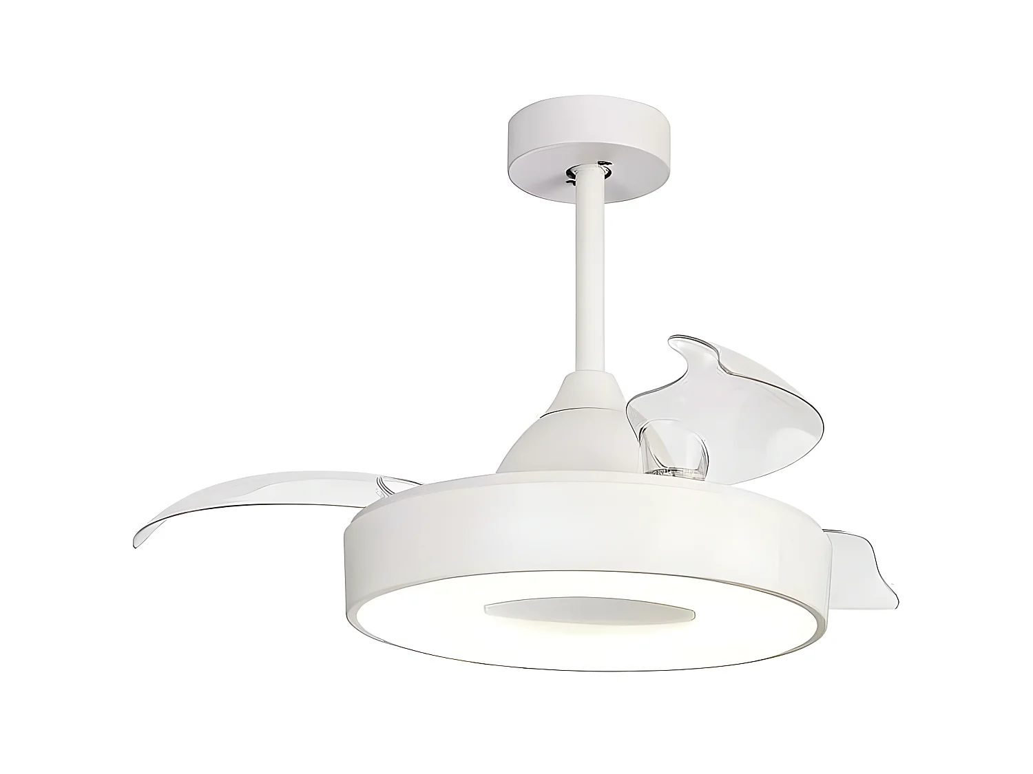 Ventilateur DC COIN FAIN MINI blanc CCT réglable led 43 cm télécommande
