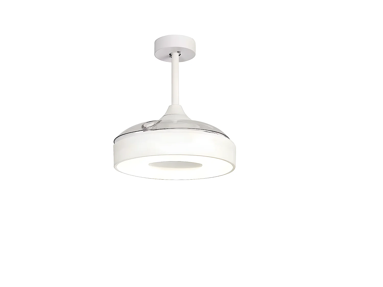 Ventilateur DC COIN FAIN MINI blanc CCT réglable led 43 cm télécommande