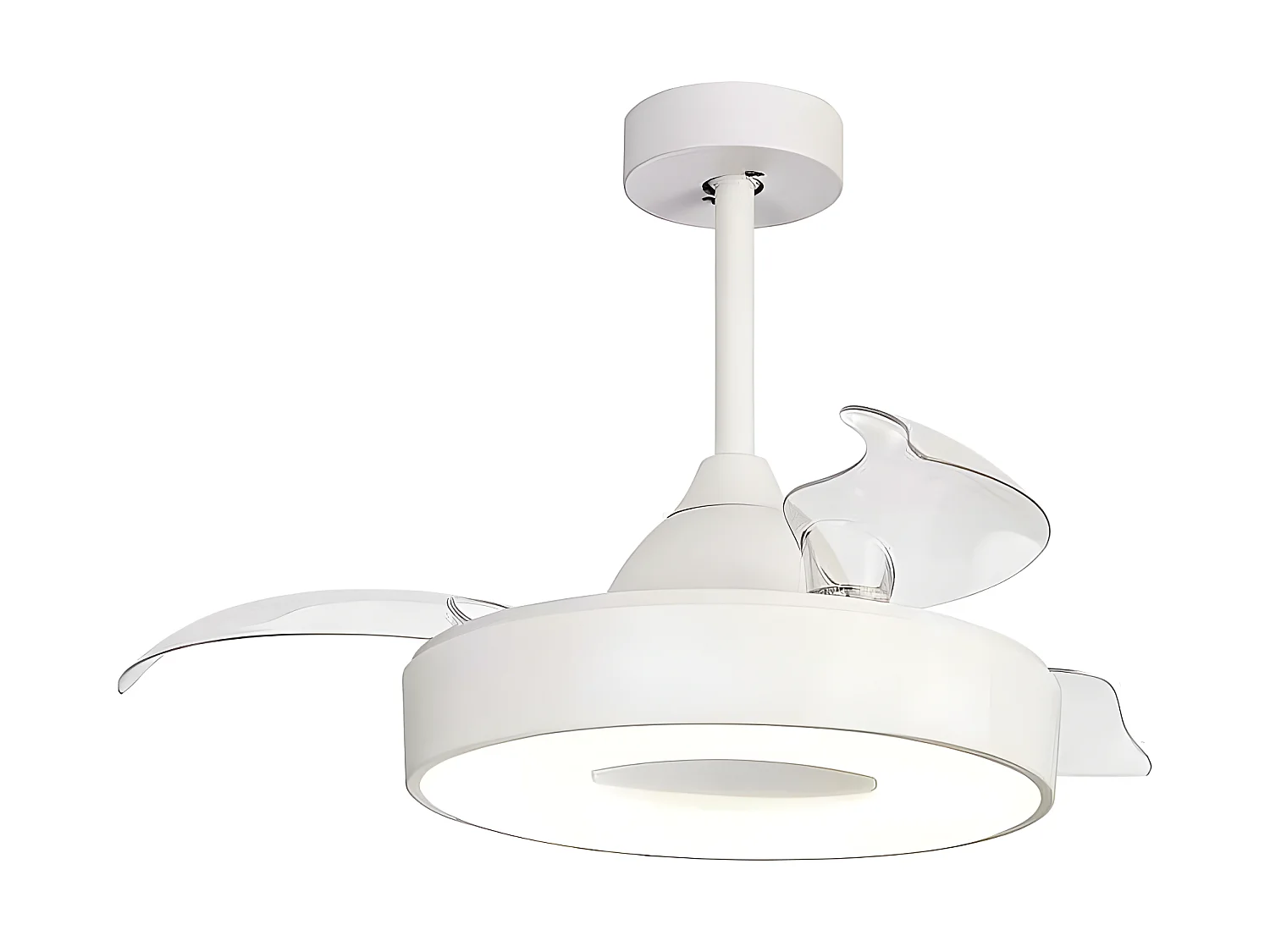 Ventilateur DC COIN FAIN MINI blanc CCT réglable led 43 cm télécommande