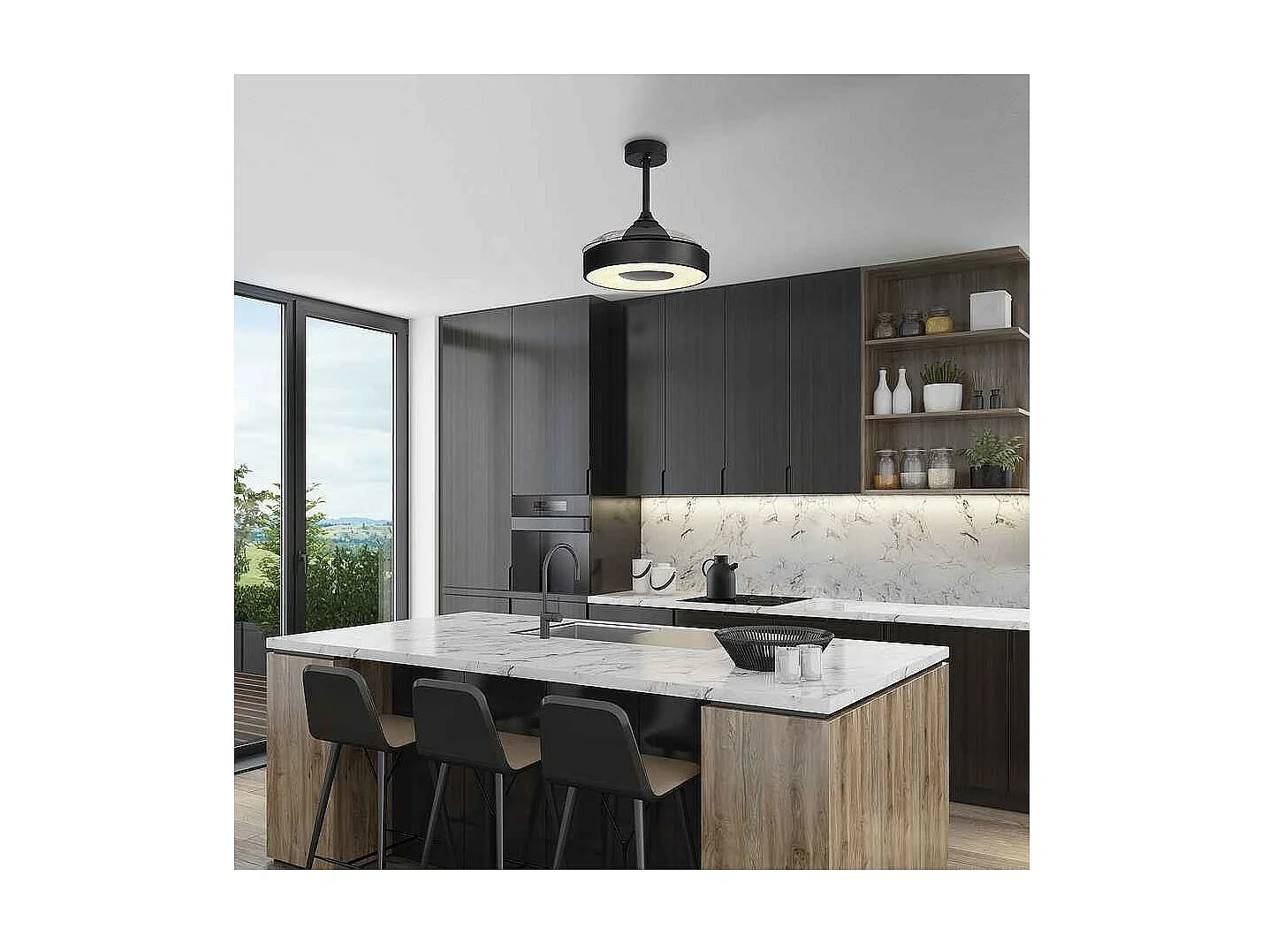 Ventilateur COIN FAIN MINI avec 3 lames pliantes de MANTRA