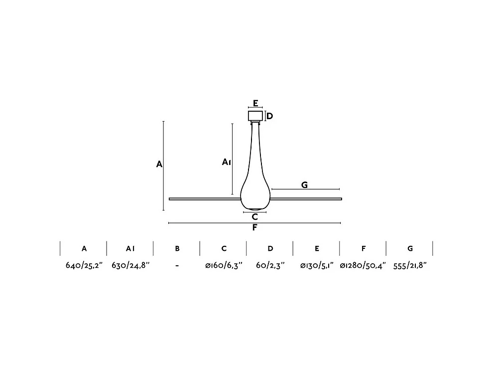 Ventilatore modello Eterfan DC motor, bianco opaco FARO