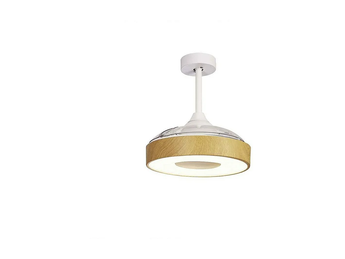 Ventilateur DC COIN FAIN MINI marron CCT réglable led 43 cm télécommande