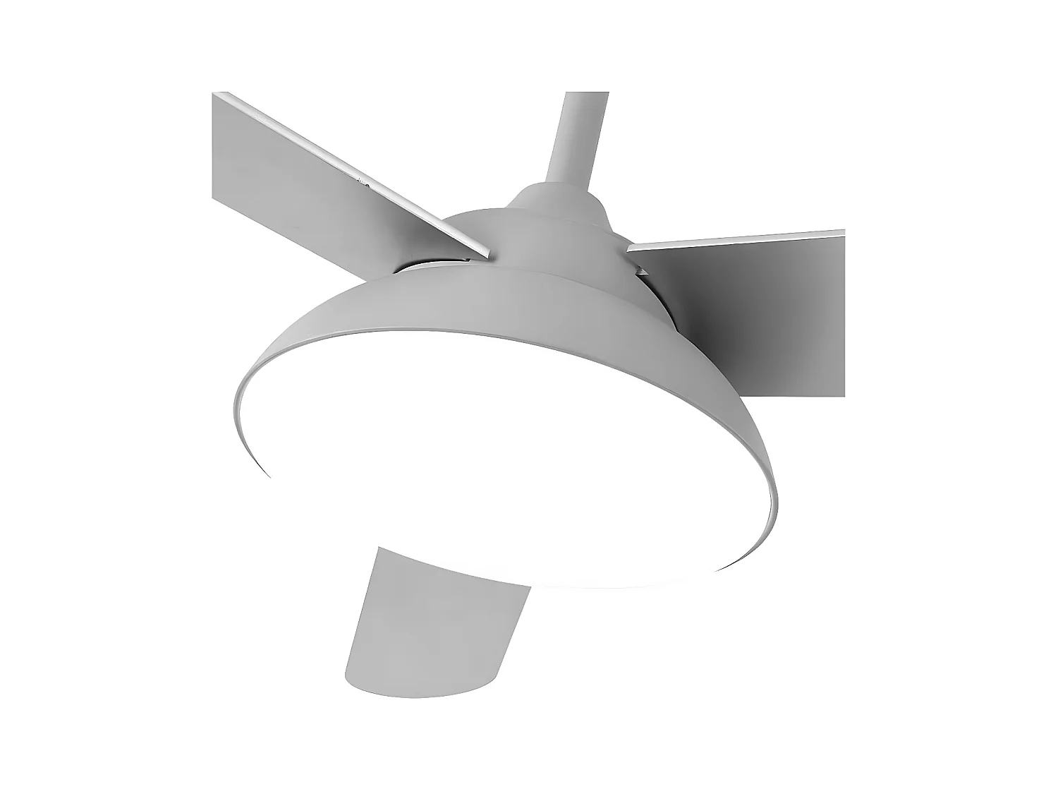 Ventilateur LED gris DC UMI avec 3 températures et télécommande Fabrilamp