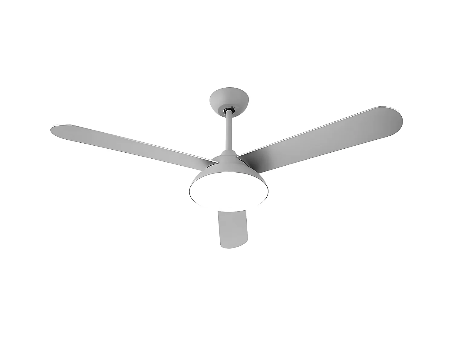 Ventilatore DC UMI LED grigio con 3 temperature e telecomando Fabrilamp