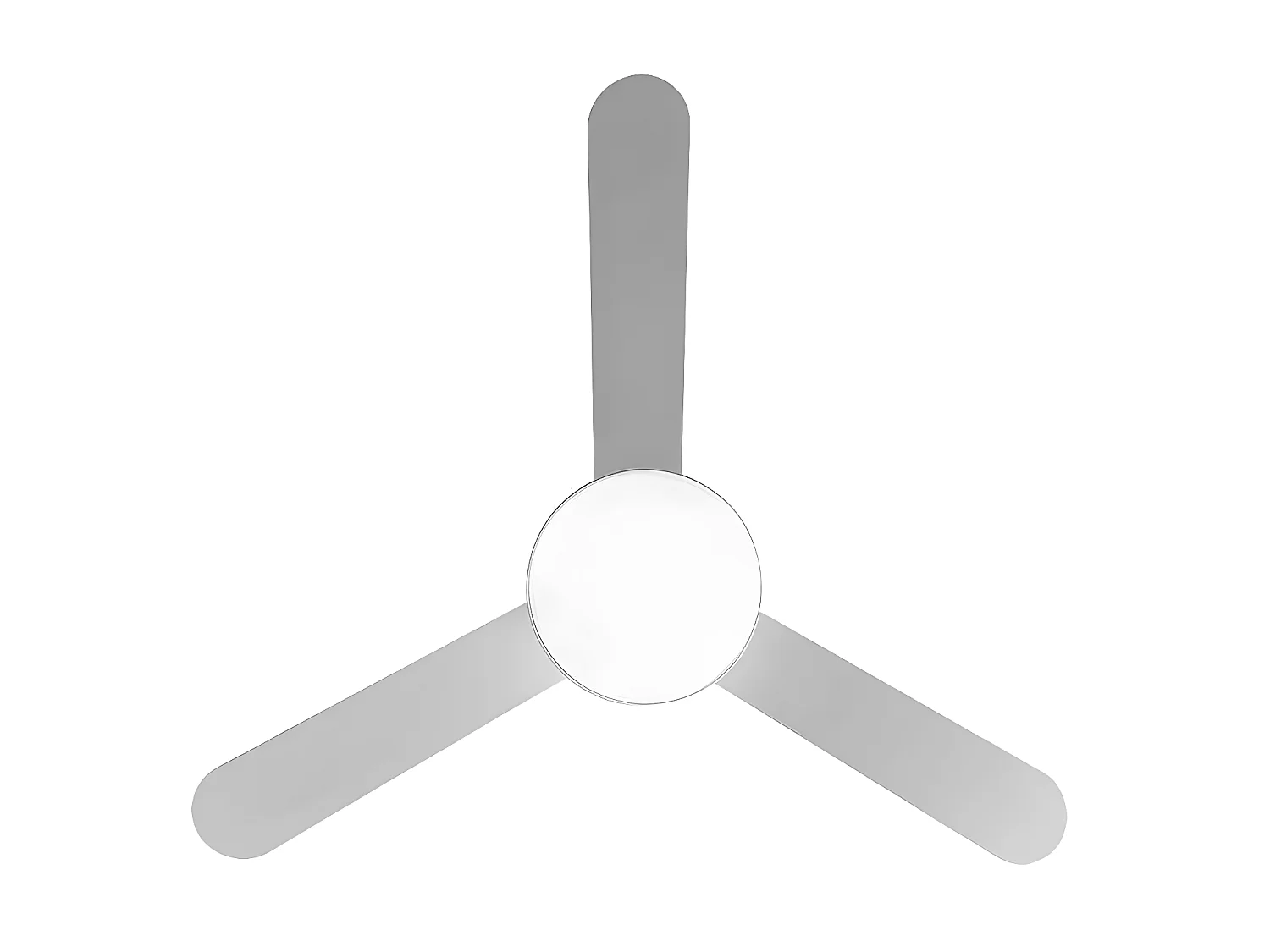 Ventilateur LED gris DC UMI avec 3 températures et télécommande Fabrilamp