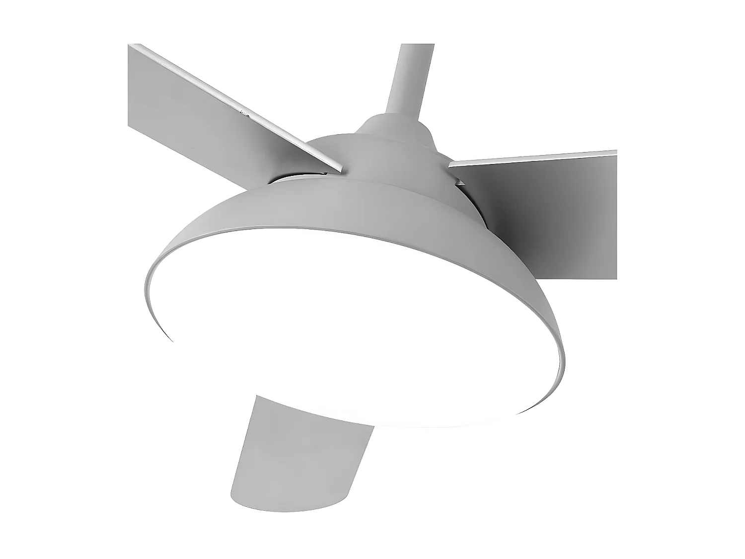 Ventilateur LED gris DC UMI avec 3 températures et télécommande Fabrilamp