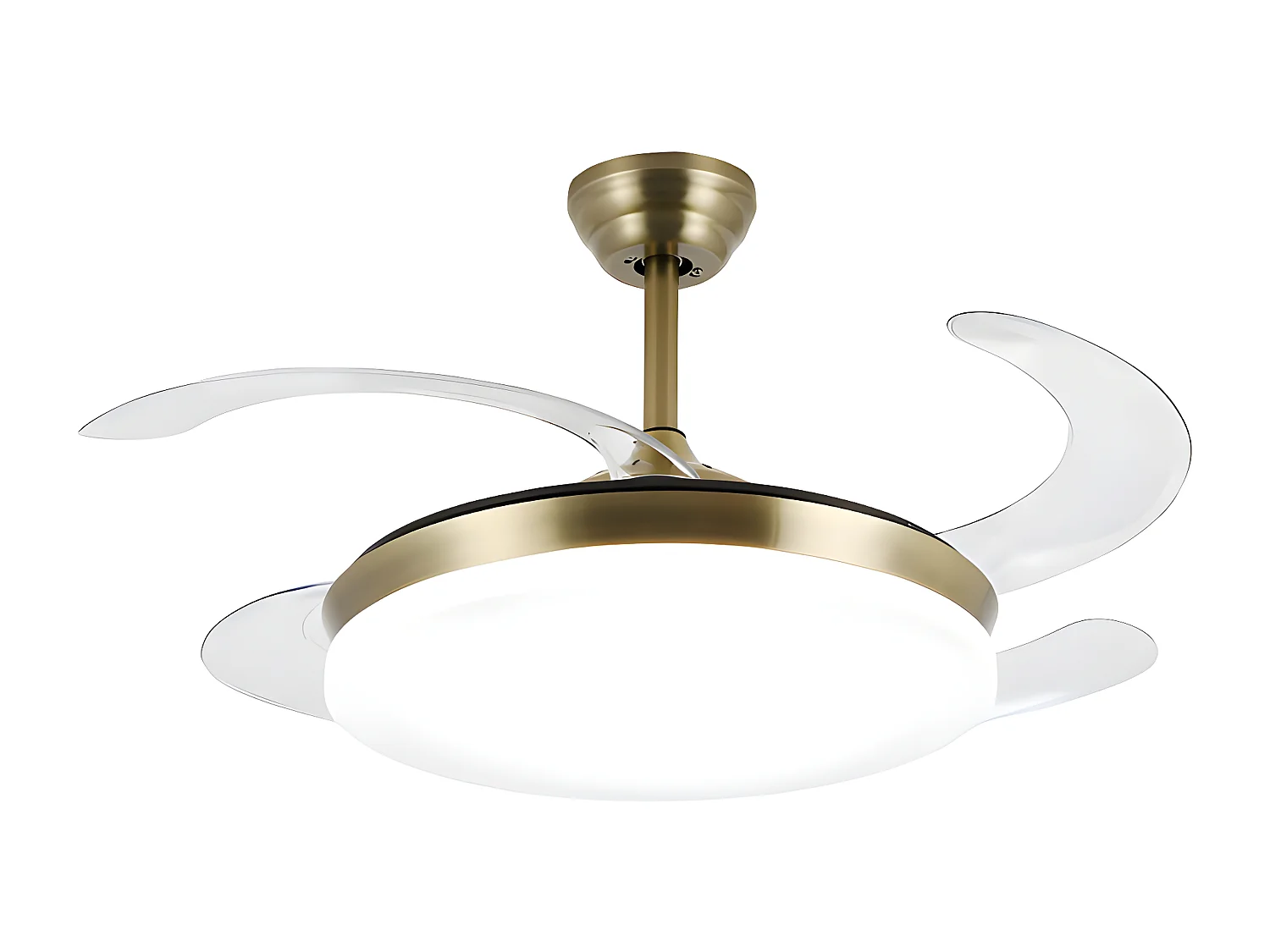 Ventilateur DC ISABELLA L cuir APP connectivité led mémoire couleur AkunaDecor