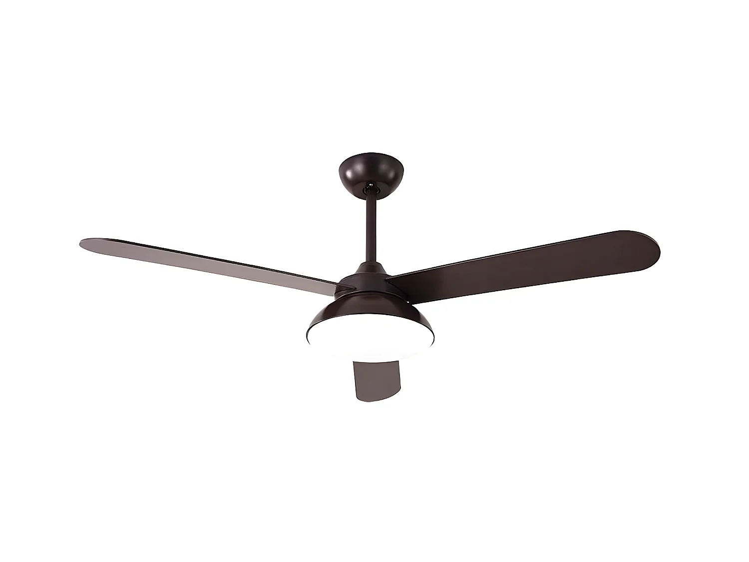 Ventilateur DC UMI brun LED 3 températures et contrôle à distance Fabrilamp