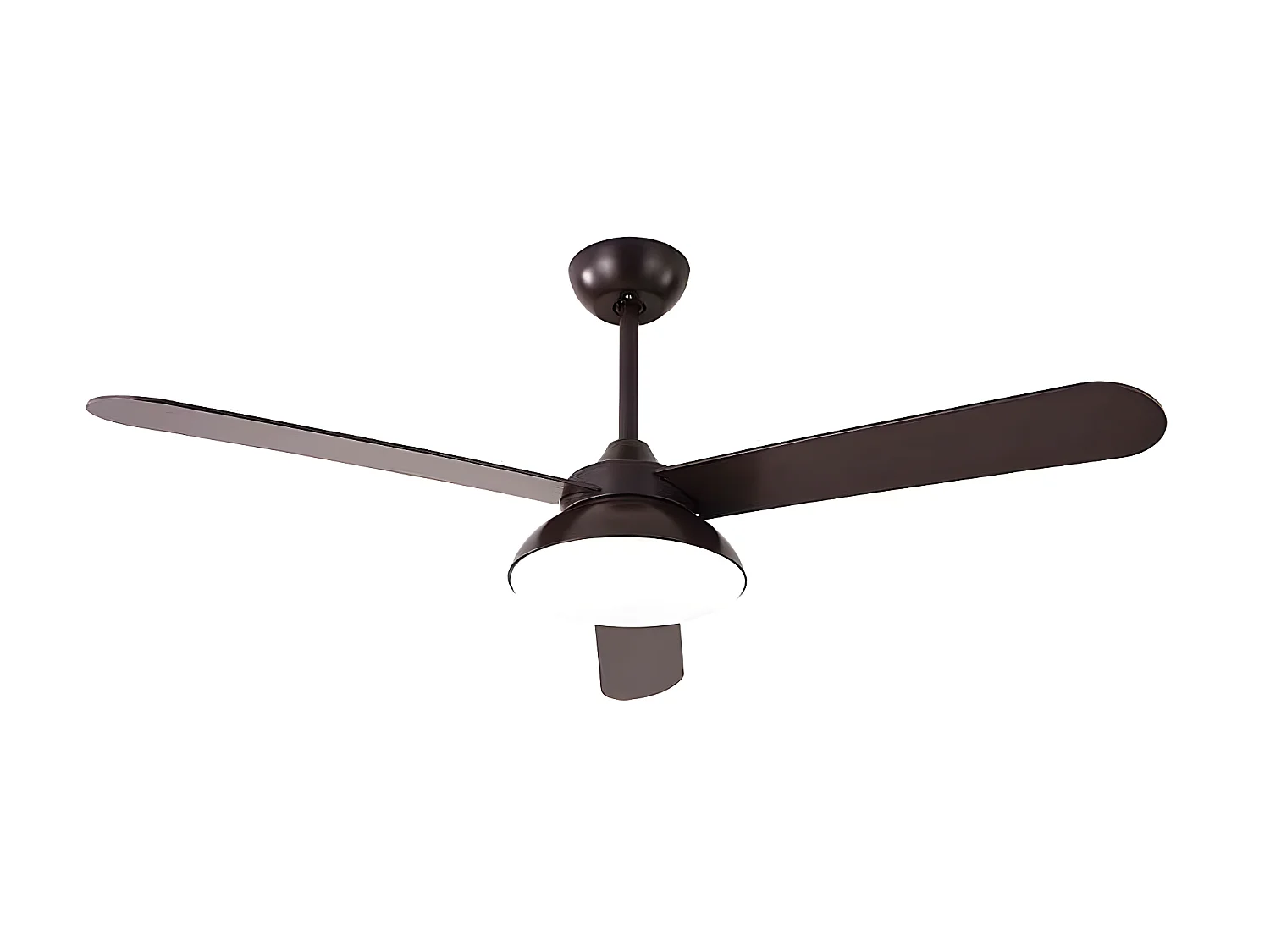 Ventilatore DC UMI LED marrone con 3 temperature e telecomando Fabrilamp