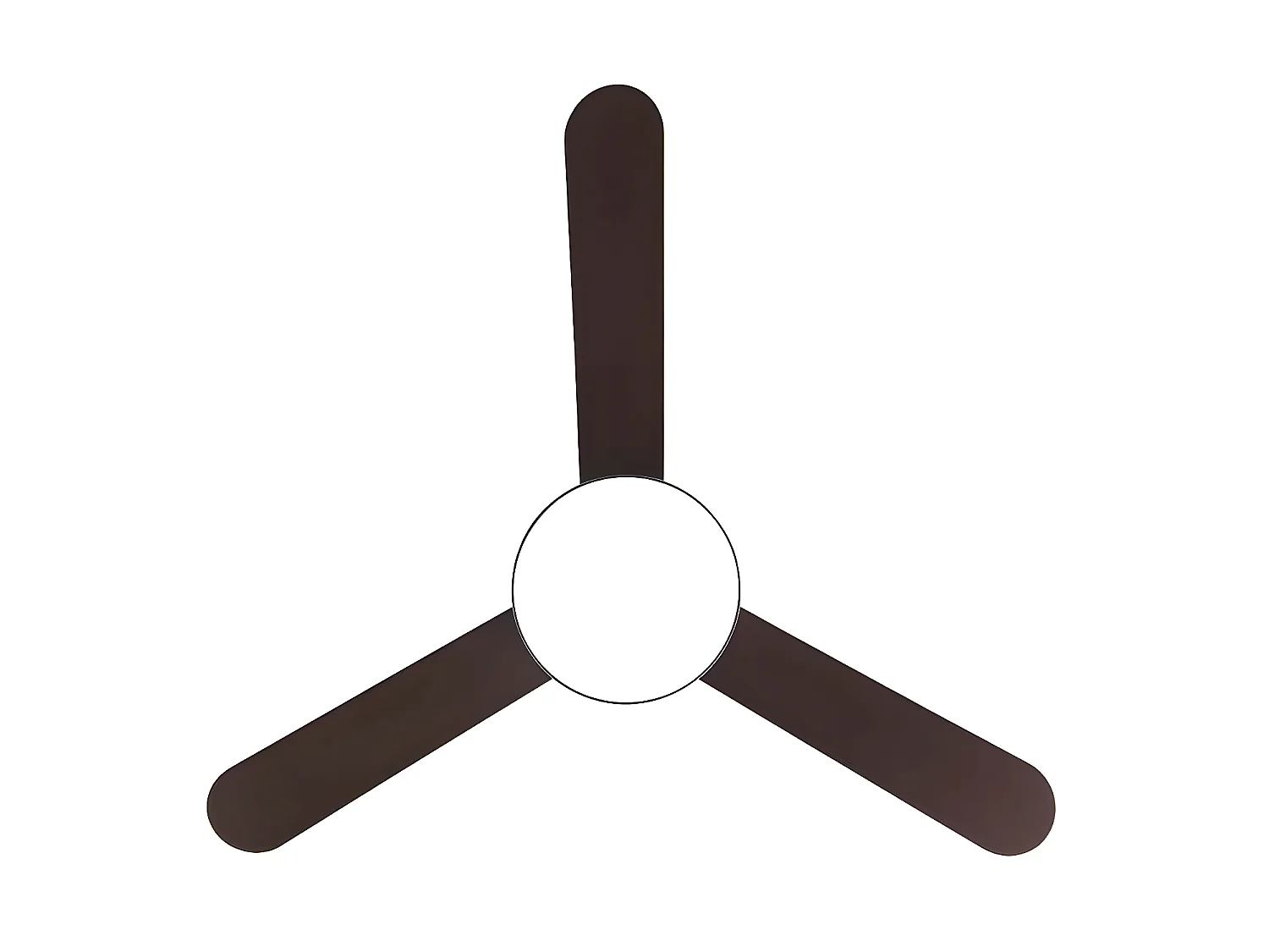 Ventilatore DC UMI LED marrone con 3 temperature e telecomando Fabrilamp