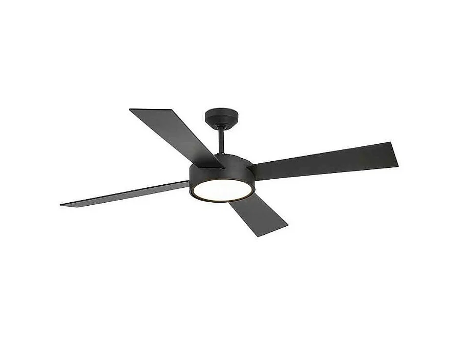 HYDRA L LED Schwarzer DC-Deckenventilator