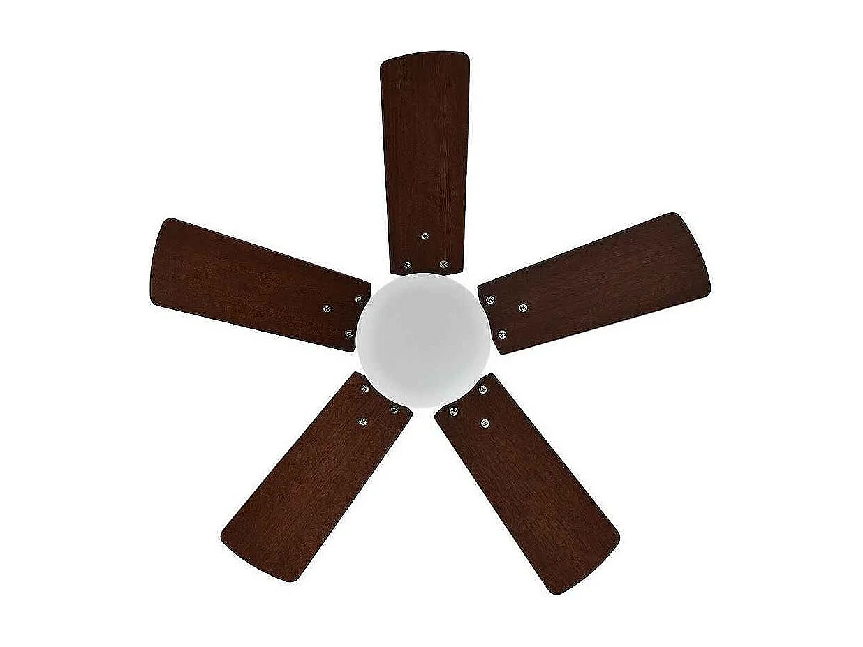 Ventilatore DC MARTA oro e LED integrato 36w memoria colore Fabrilamp