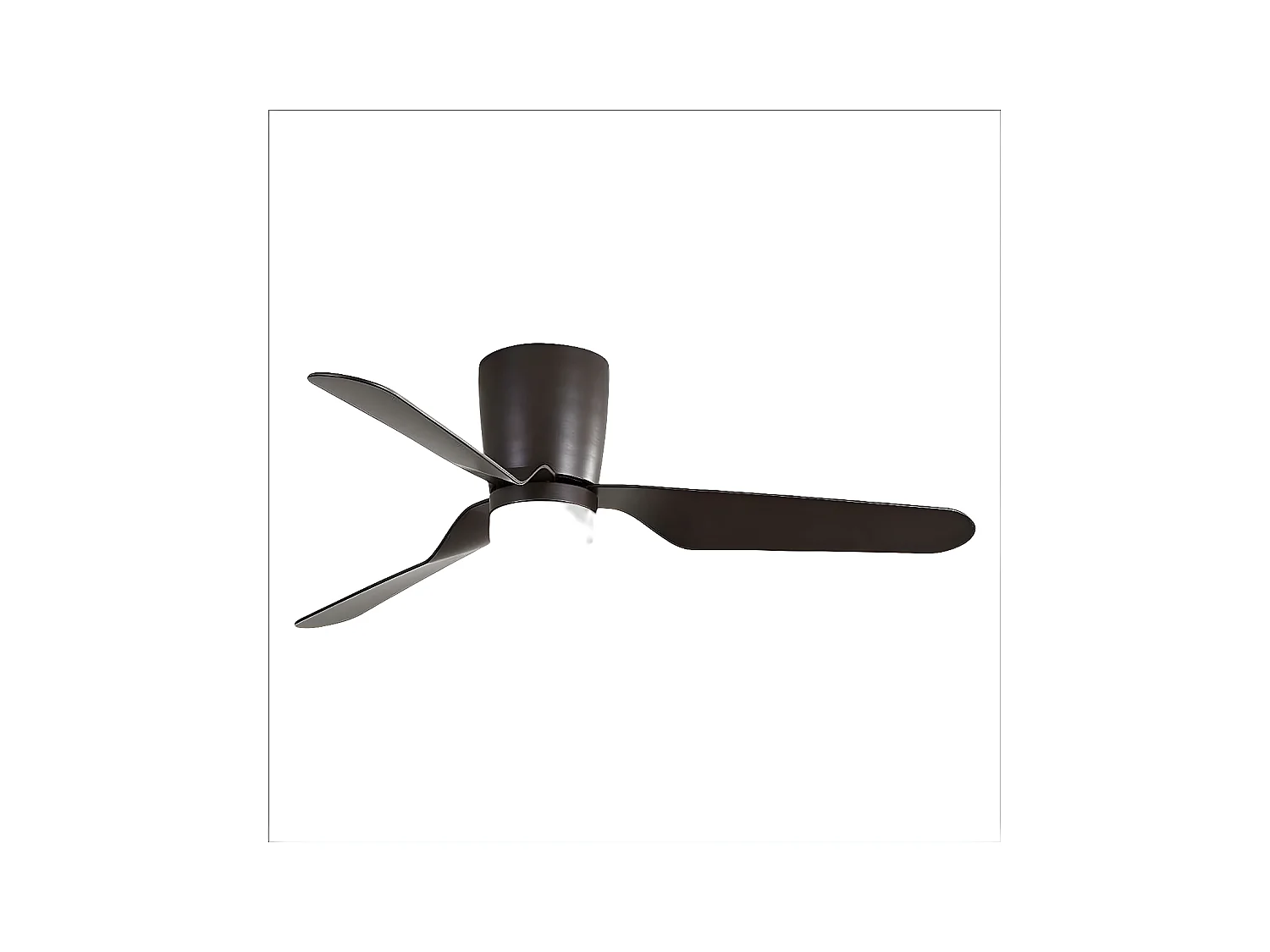 Fan DC KOCHI marrone led 3 temperature e memoria di colore Fabrilamp