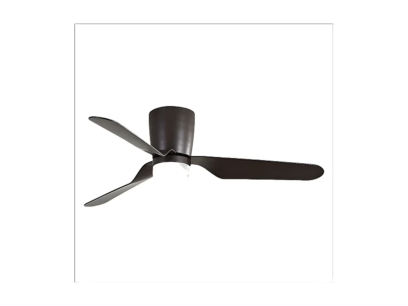 Ventilateur DC KOCHI brun LED 3 températures et mémoire de couleur Fabrilamp