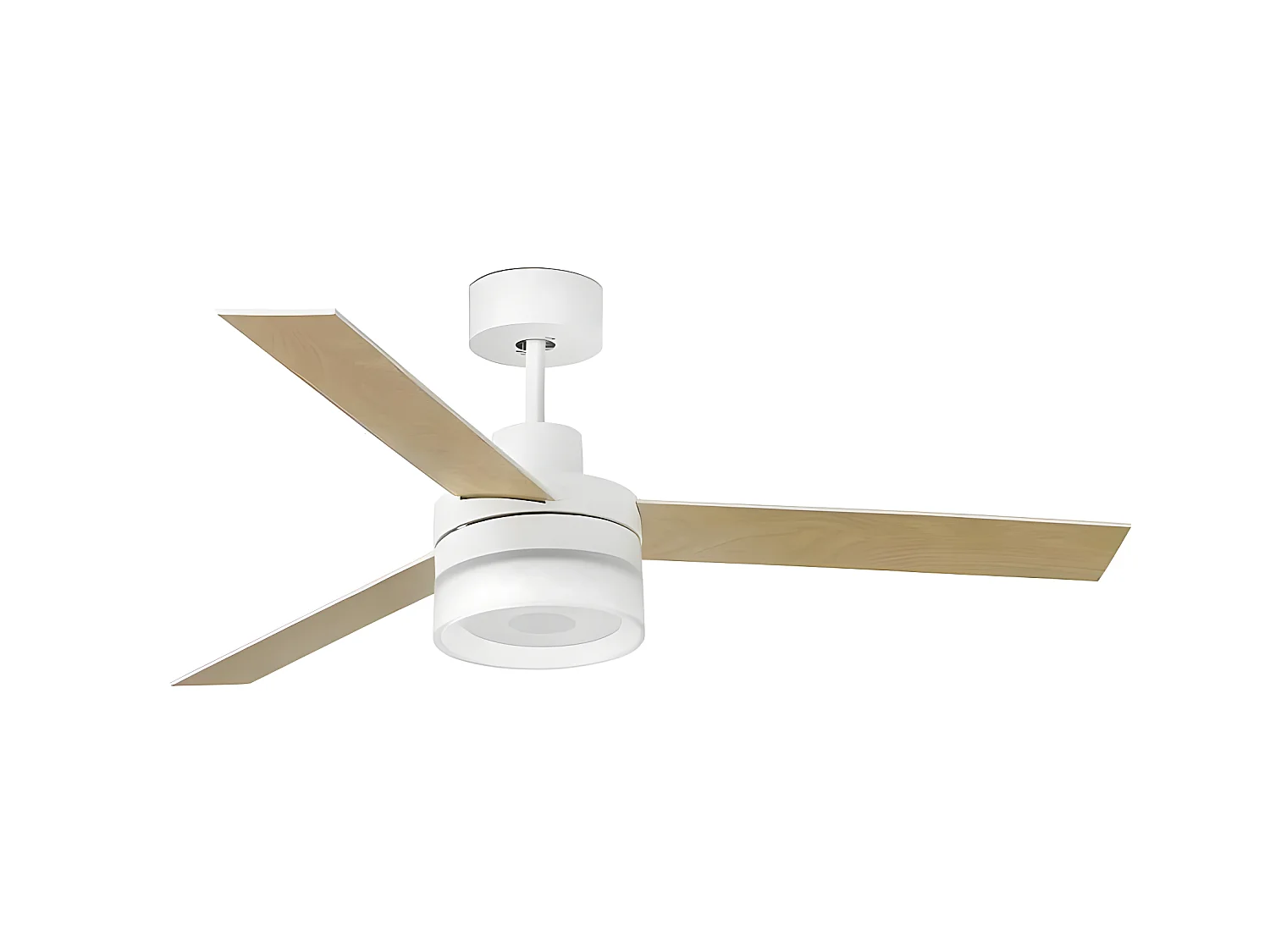 ICE LED SPEAKER con SPEAKER, ventola LED integrata FARO bianca