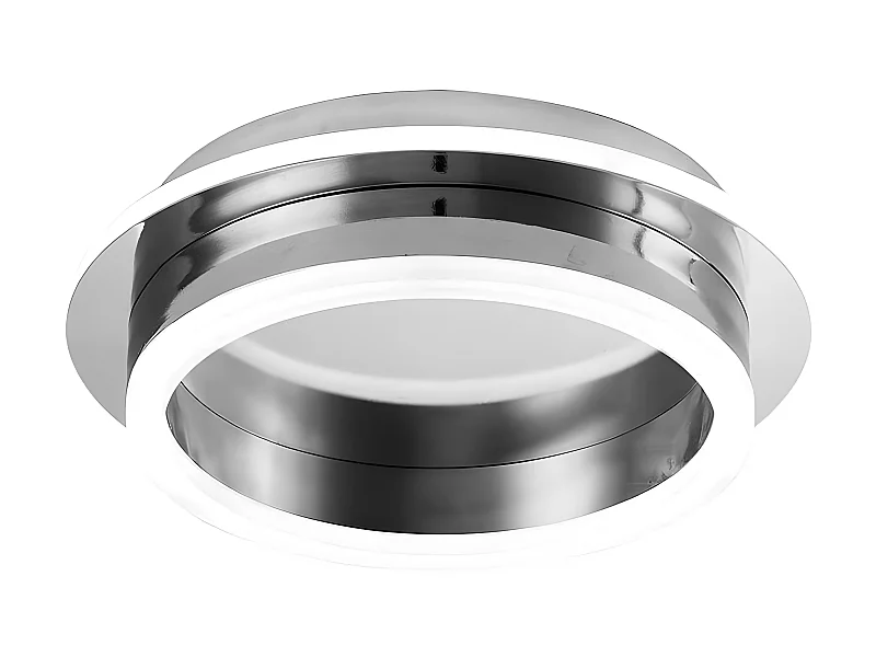 Plafon Circular 30w Modelo Elma  En Cromo C/memoria De Color