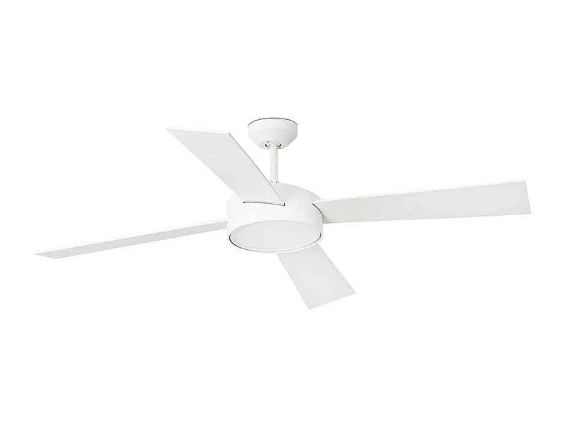 Ventilatore bianco HYDRA DC motore e led integrato FARO