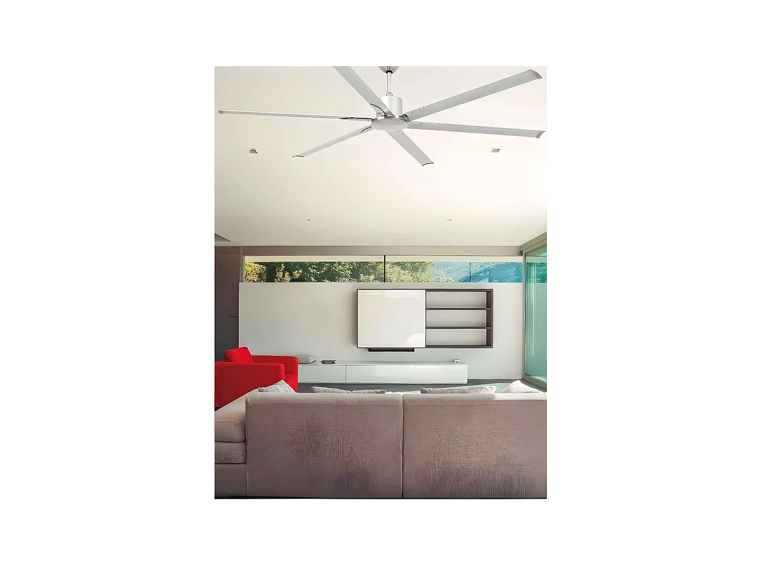 ANDROS XXL Grijze DC-ventilator