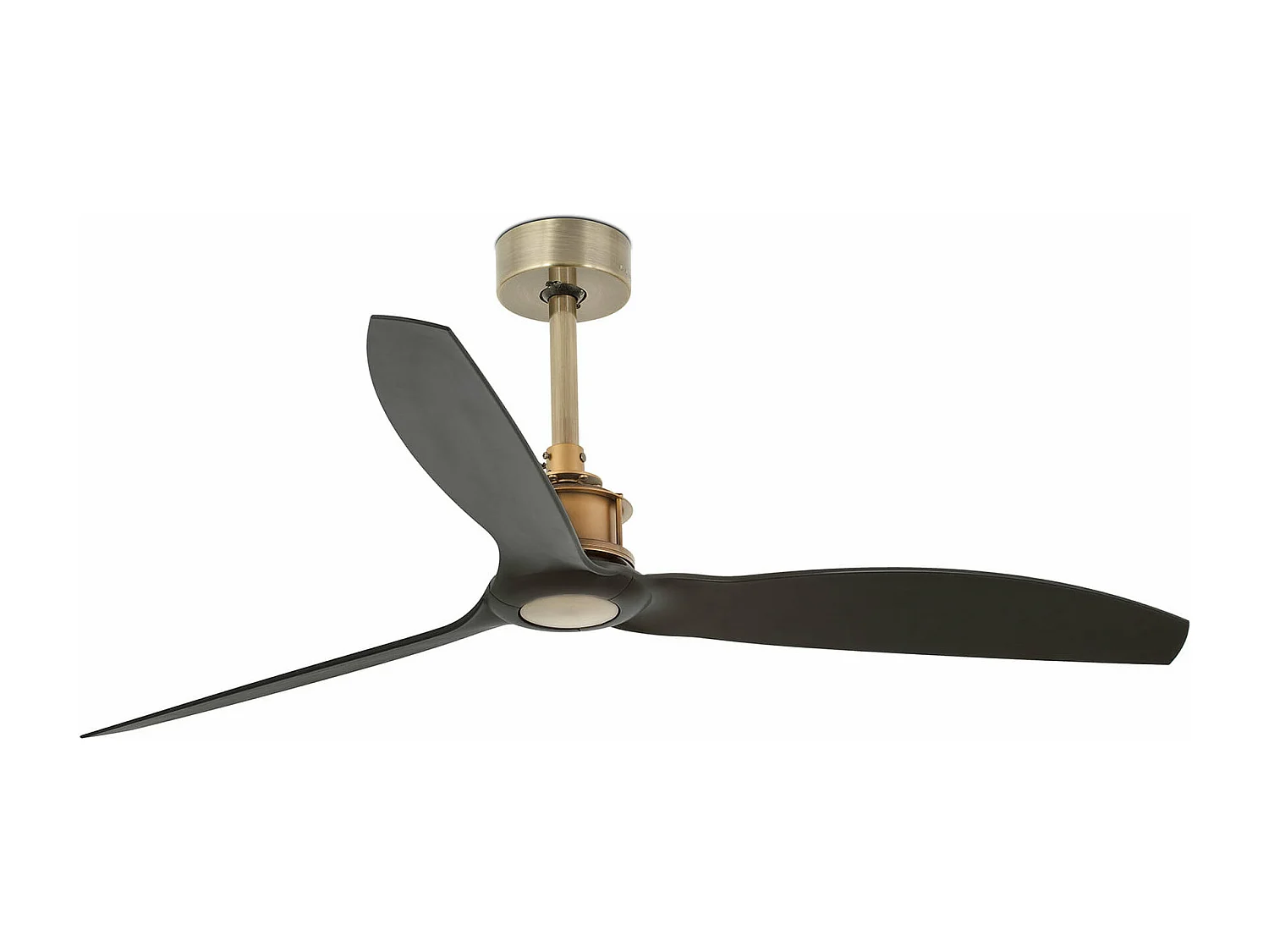 Ventilatore senza luce JUST FAN oro con lame nere FARO
