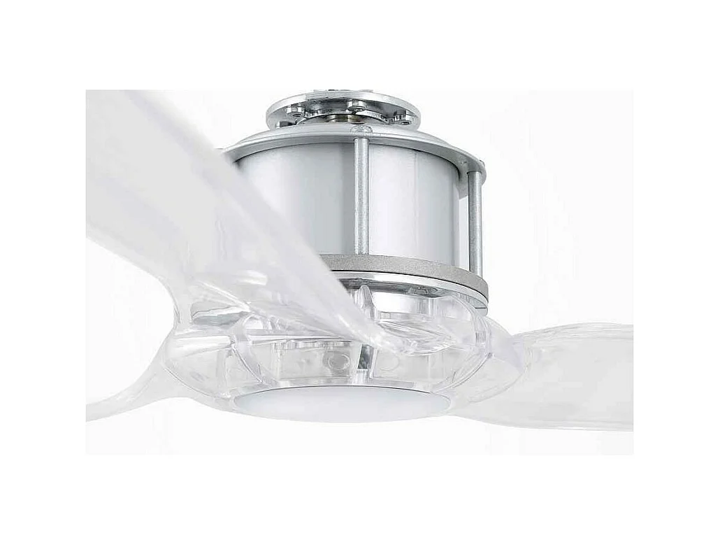 DC JUST FAN M ventola trasparente cromato telecomando funzione inversa FARO