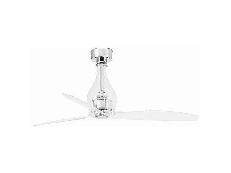 Ventilador Dc Eterfan M Transparente Funcion Invierno Verano Faro