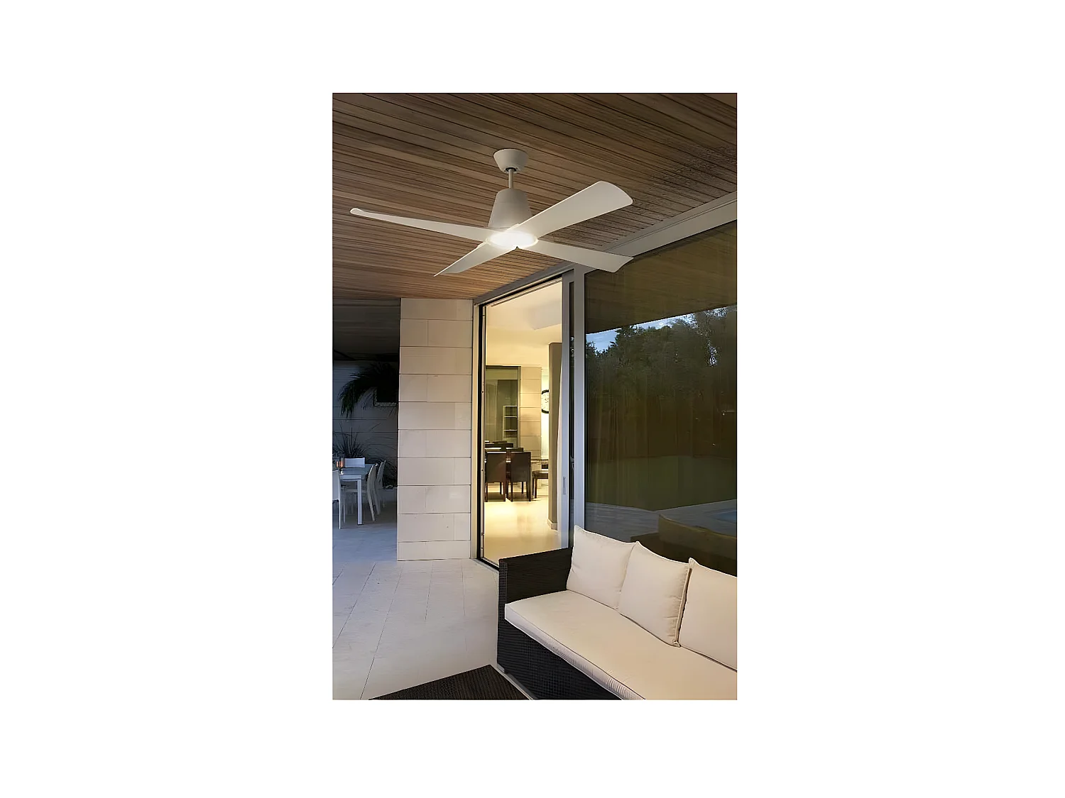 TYPHOON M Ventilateur de plafond DC blanc