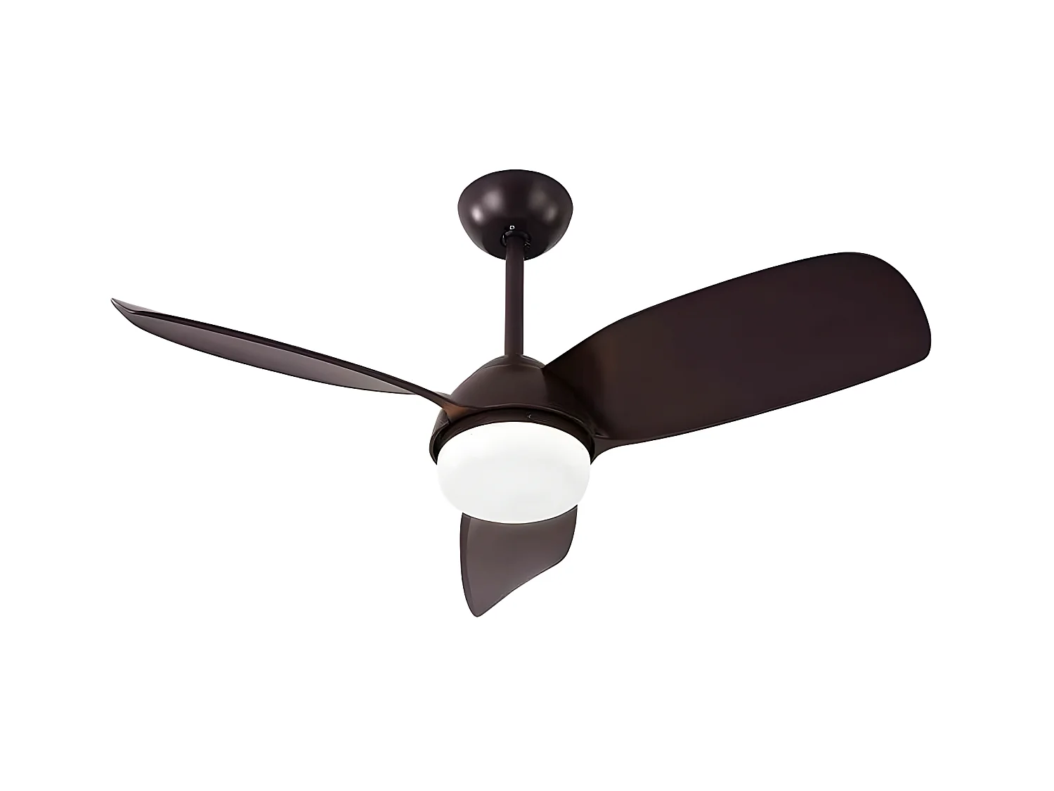Ventilador Dc Haur Marron Led Cct Regulable Con Memoria