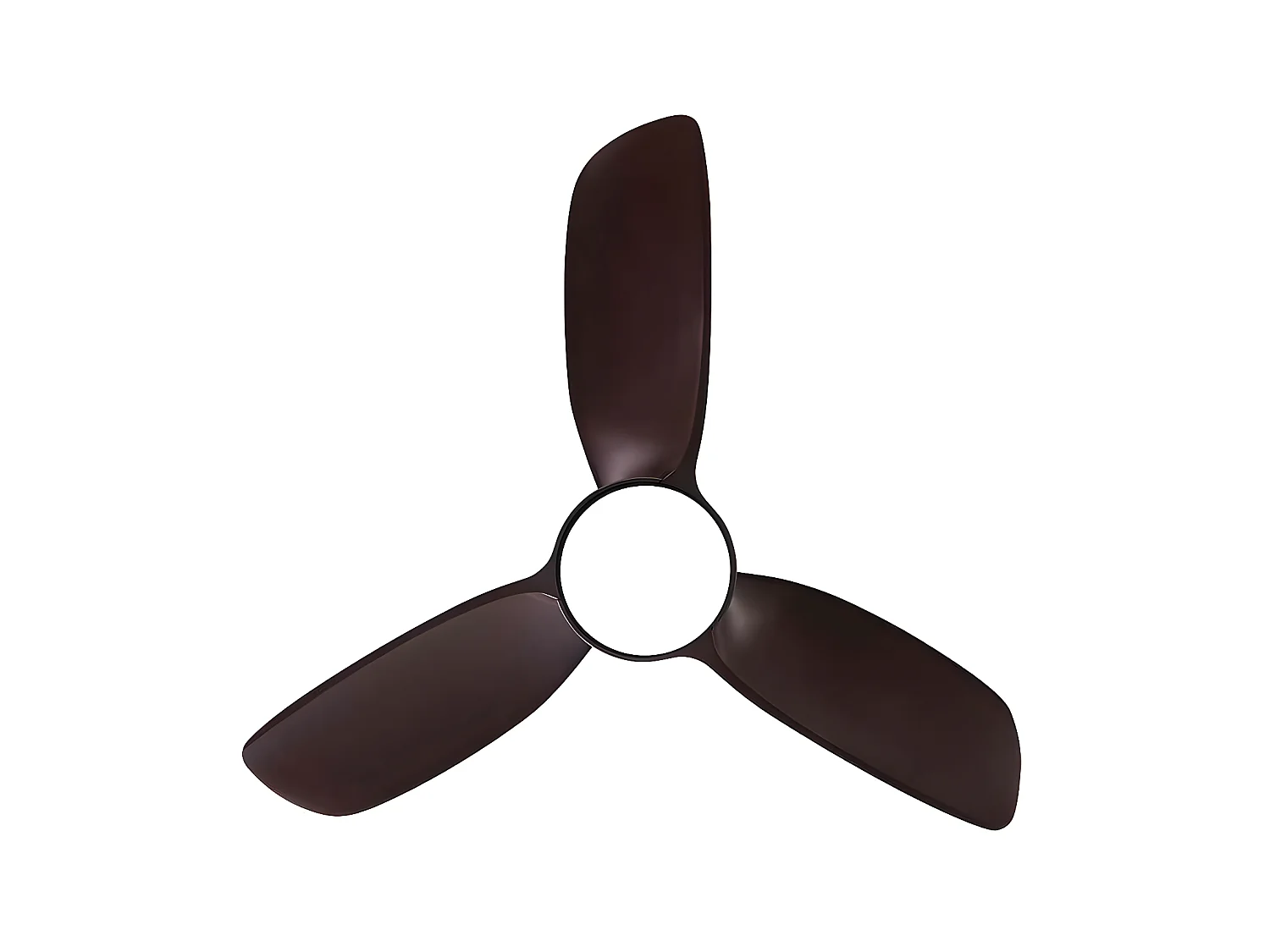 Ventilador Dc Haur Marron Led Cct Regulable Con Memoria
