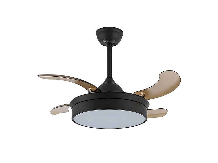 Ventilatore DC Serpa bianco 24W 3 pale
