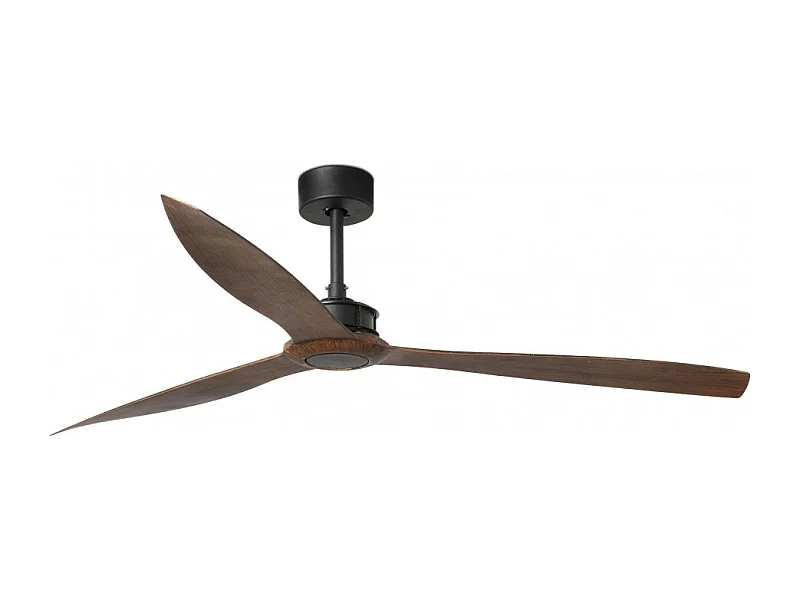 Ventilatore DC di grande formato JUST FAN XL pale reversibili in legno nero Faro