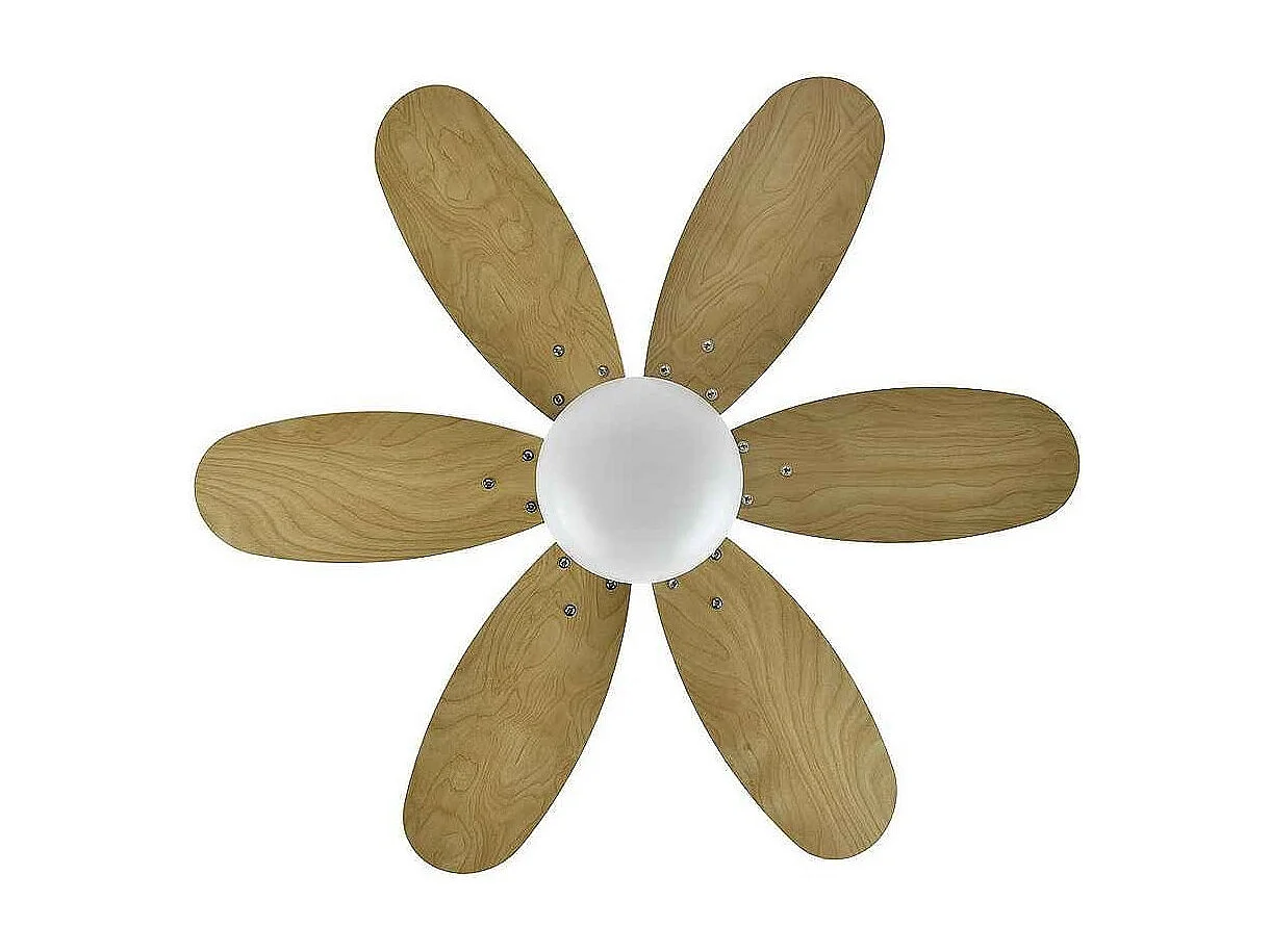 ALVES ventilateur DC blanc E27 télécommande et minuterie Fabrilamp