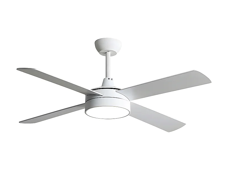 Ventilador Dc Nevery Blanco 122 Cm Led 3 Temperaturas Memoria Color