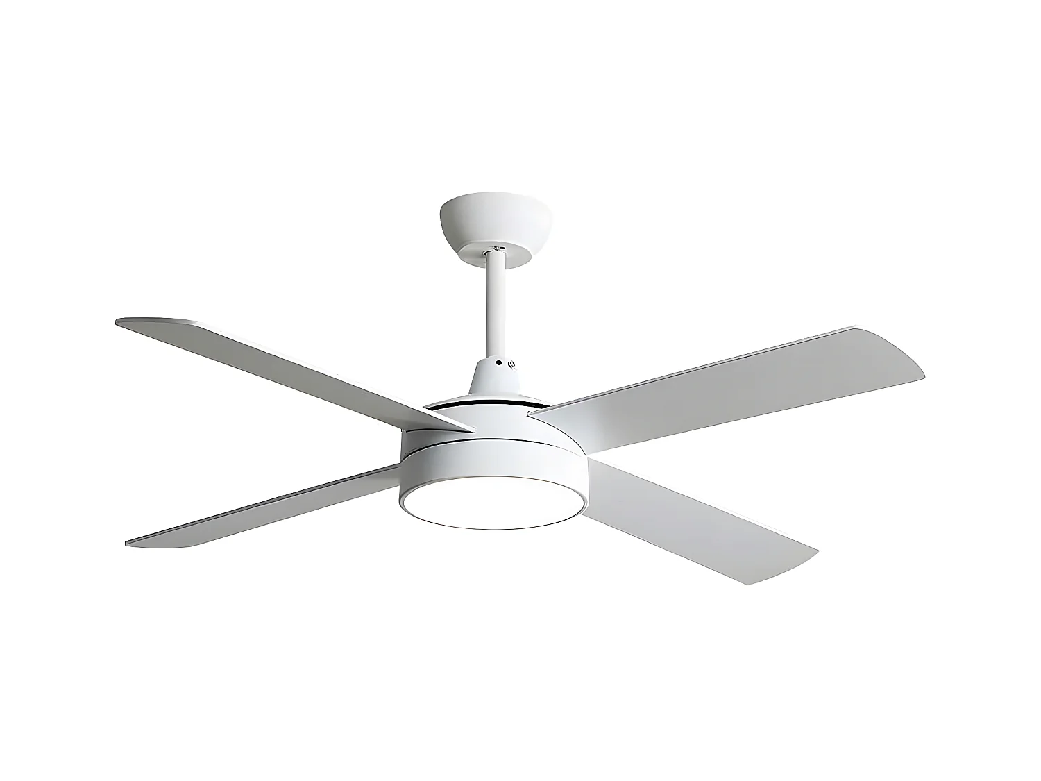 Ventilador Dc Nevery Blanco 122 Cm Led 3 Temperaturas Memoria Color