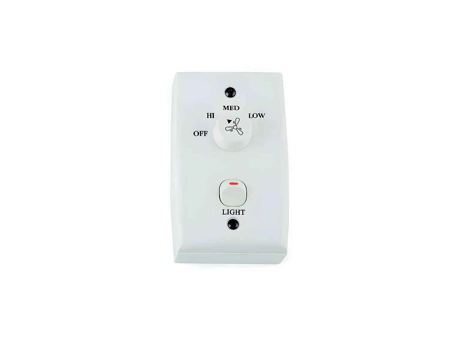 Ventilador Ac Eco Indus Blanco 3 Velocidades Controlador Pared Faro